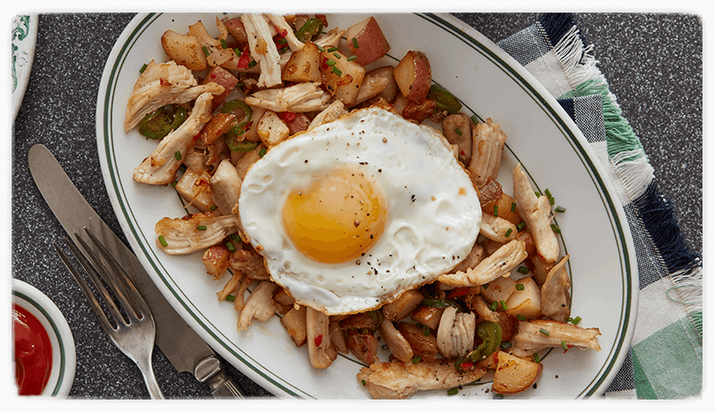 chicken and eggs
